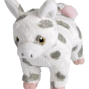 Plush Reptile Toy - Gray and White- WILD REPUBLIC